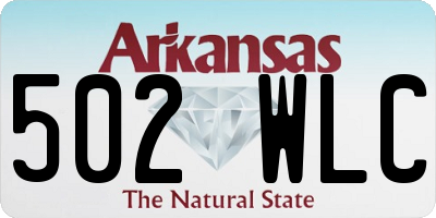 AR license plate 502WLC