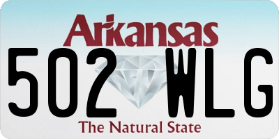 AR license plate 502WLG