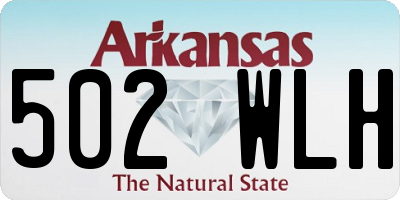 AR license plate 502WLH