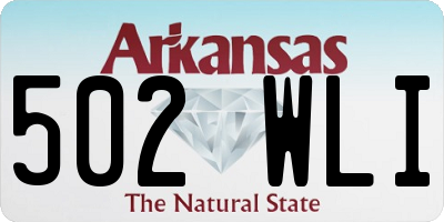 AR license plate 502WLI