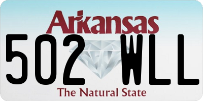AR license plate 502WLL