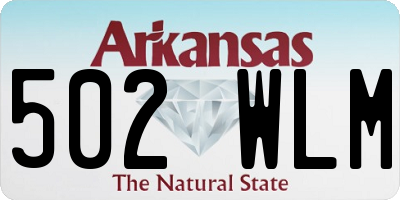 AR license plate 502WLM