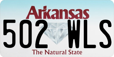 AR license plate 502WLS