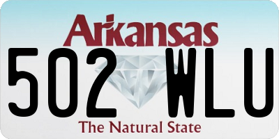 AR license plate 502WLU