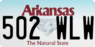 AR license plate 502WLW