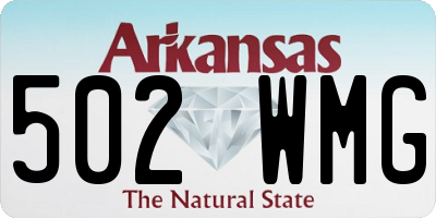 AR license plate 502WMG