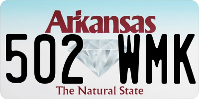 AR license plate 502WMK