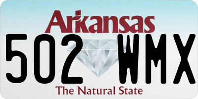 AR license plate 502WMX