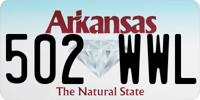 AR license plate 502WWL