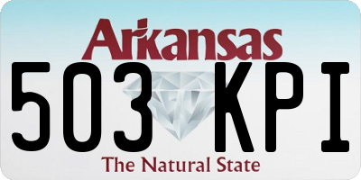 AR license plate 503KPI