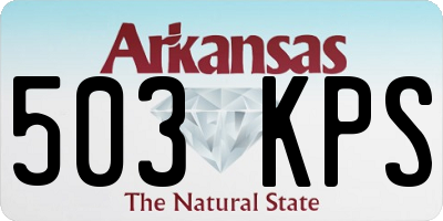 AR license plate 503KPS