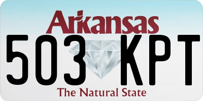 AR license plate 503KPT