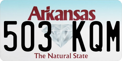 AR license plate 503KQM