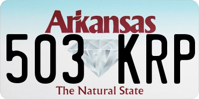 AR license plate 503KRP