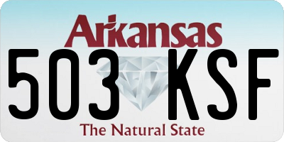 AR license plate 503KSF