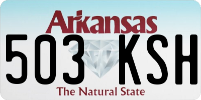 AR license plate 503KSH