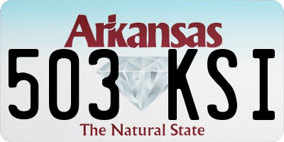 AR license plate 503KSI