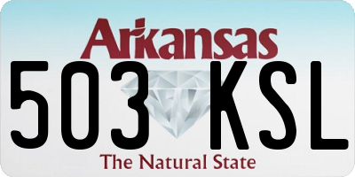AR license plate 503KSL