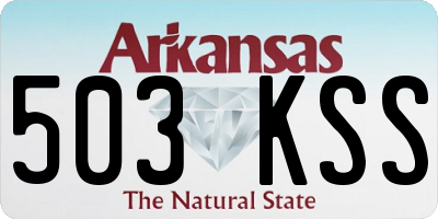 AR license plate 503KSS