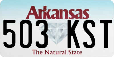 AR license plate 503KST