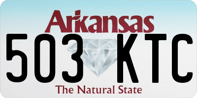 AR license plate 503KTC