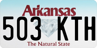 AR license plate 503KTH