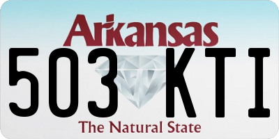 AR license plate 503KTI