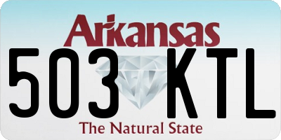 AR license plate 503KTL
