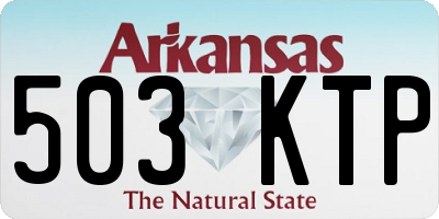 AR license plate 503KTP