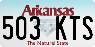 AR license plate 503KTS