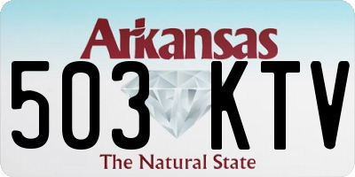 AR license plate 503KTV