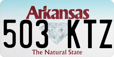 AR license plate 503KTZ
