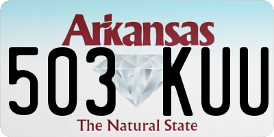 AR license plate 503KUU