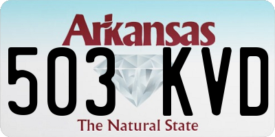 AR license plate 503KVD