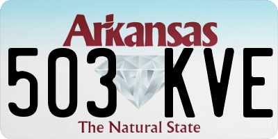 AR license plate 503KVE