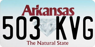 AR license plate 503KVG