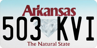 AR license plate 503KVI