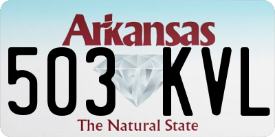 AR license plate 503KVL