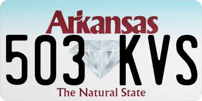 AR license plate 503KVS