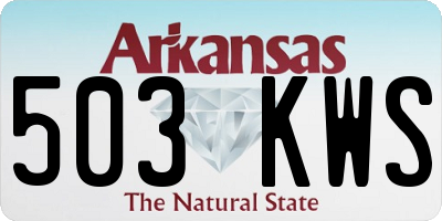 AR license plate 503KWS