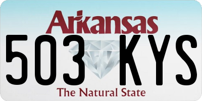 AR license plate 503KYS