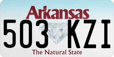AR license plate 503KZI
