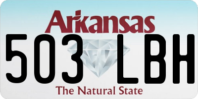 AR license plate 503LBH