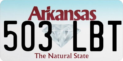AR license plate 503LBT