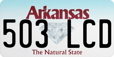 AR license plate 503LCD