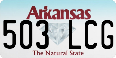 AR license plate 503LCG