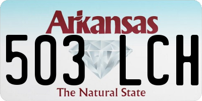 AR license plate 503LCH
