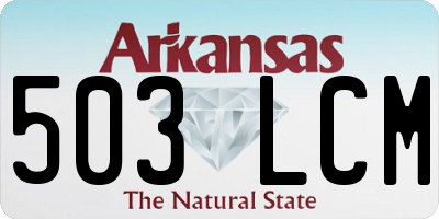 AR license plate 503LCM