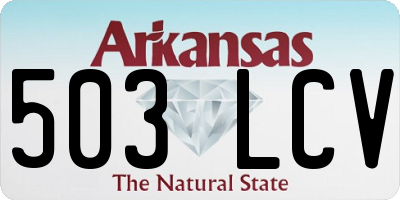 AR license plate 503LCV