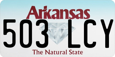 AR license plate 503LCY